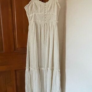Patrons of Peace Cream Dress